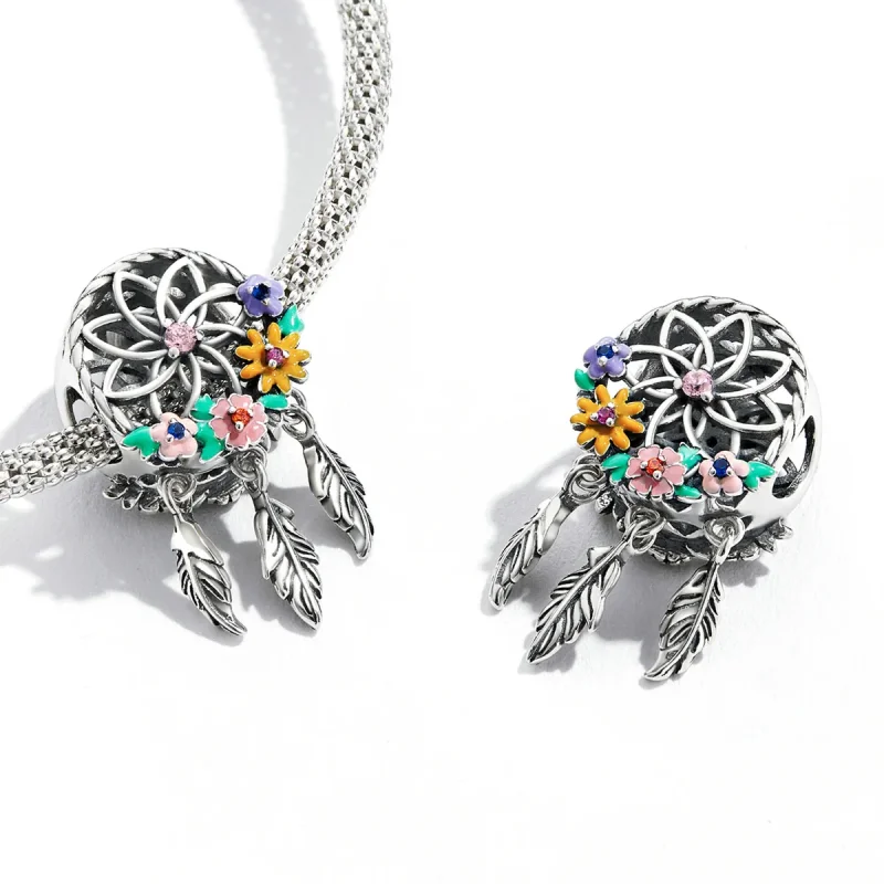 (image for) PANDORA Style Wreath Dream Catcher Charm - BSC589 - View 3