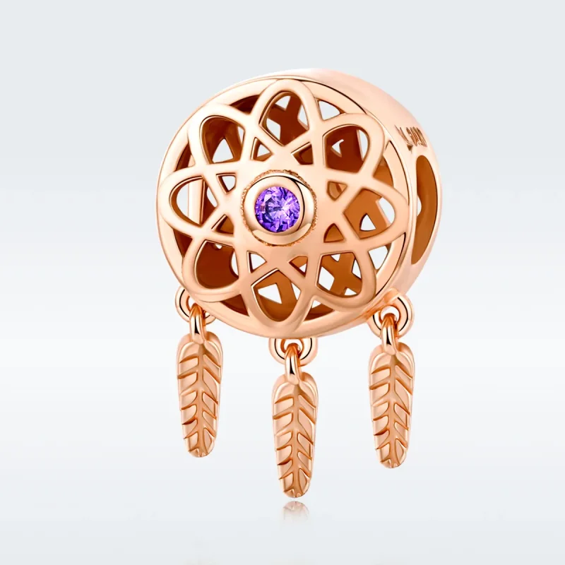 (image for) Pandora Style Charm, Dream Catcher Rose Gold - SCC330-C - View 5
