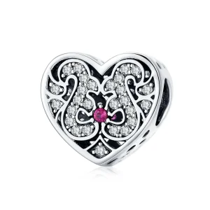 (image for) Pandora Style Silver Charm, Always In My Heart - SCC1415