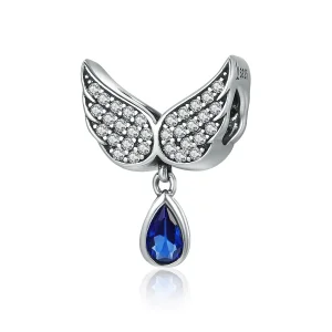 (image for) Pandora Style Silver Charm, Angel Wings - SCC481