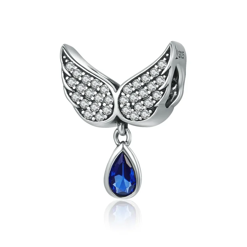(image for) Pandora Style Silver Charm, Angel Wings - SCC481 - Product Image
