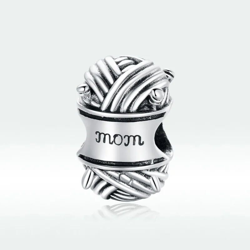 (image for) Pandora Style Silver Charm, Ball of Yarn - SCC1654 - View 5