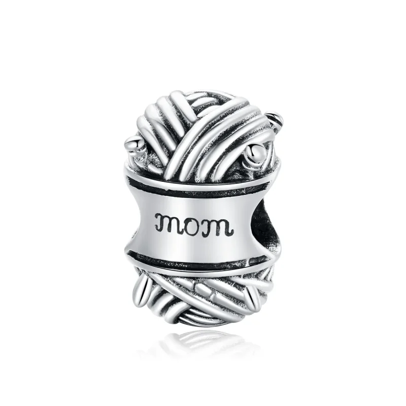 (image for) Pandora Style Silver Charm, Ball of Yarn - SCC1654 - Product Image