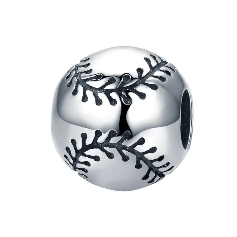 (image for) Pandora Style Silver Charm, Baseball Passion - SCC449 - Product Image