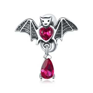 (image for) Pandora Style Silver Charm, Bat - SCC1779