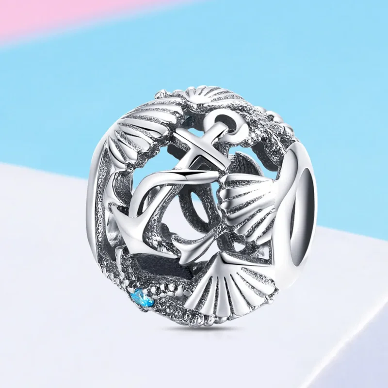 (image for) Pandora Style Silver Charm, Beach - SCC995 - View 2