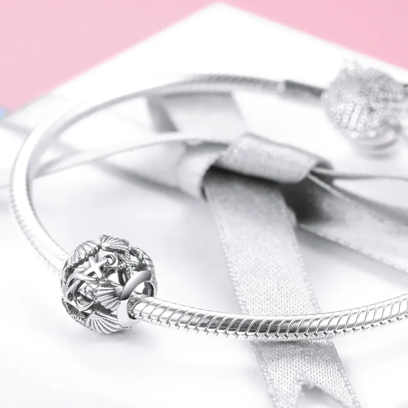 (image for) Pandora Style Silver Charm, Beach - SCC995 - View 4