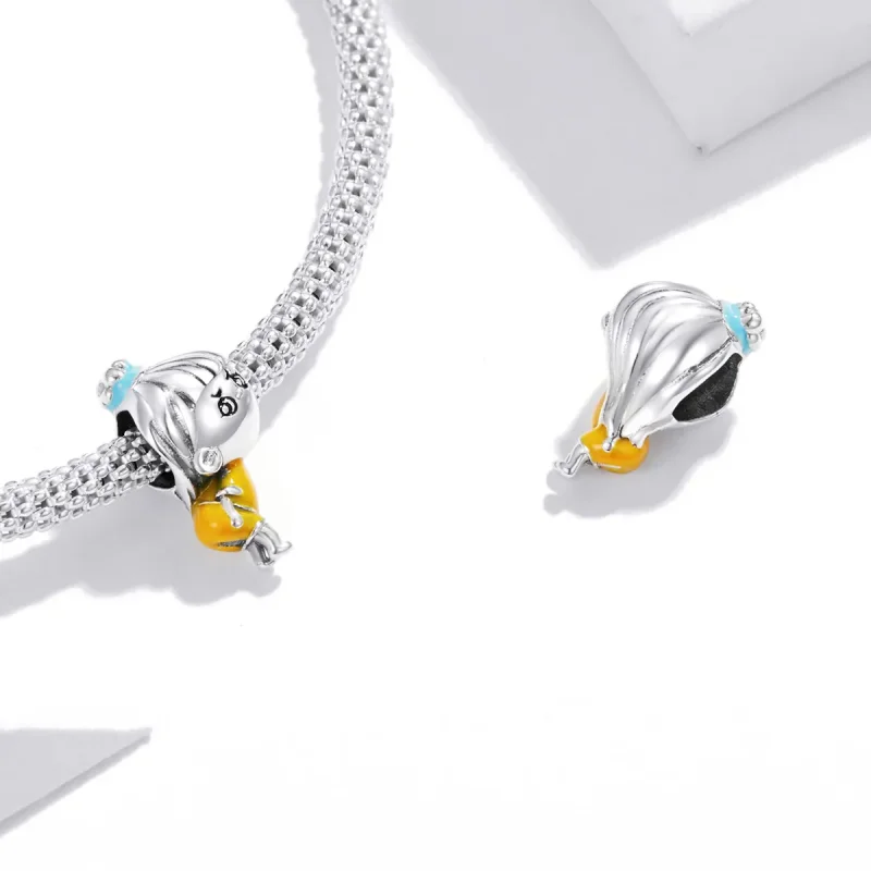 (image for) Pandora Style Silver Charm, Big Special Sister, Multicolor Enamel - SCC1844 - View 4