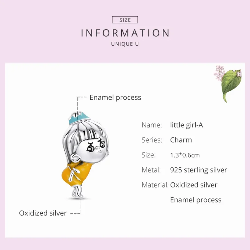 (image for) Pandora Style Silver Charm, Big Special Sister, Multicolor Enamel - SCC1844 - View 5