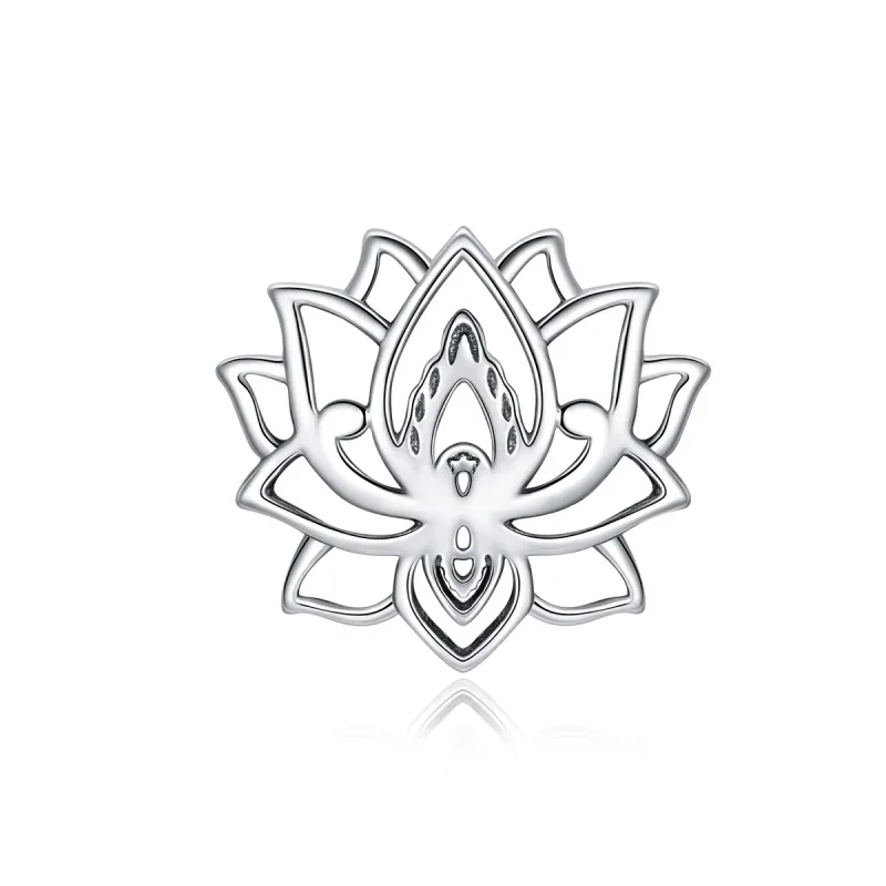 (image for) Pandora Style Silver Charm, Blooming Lotus - SCC1724 - Product Image