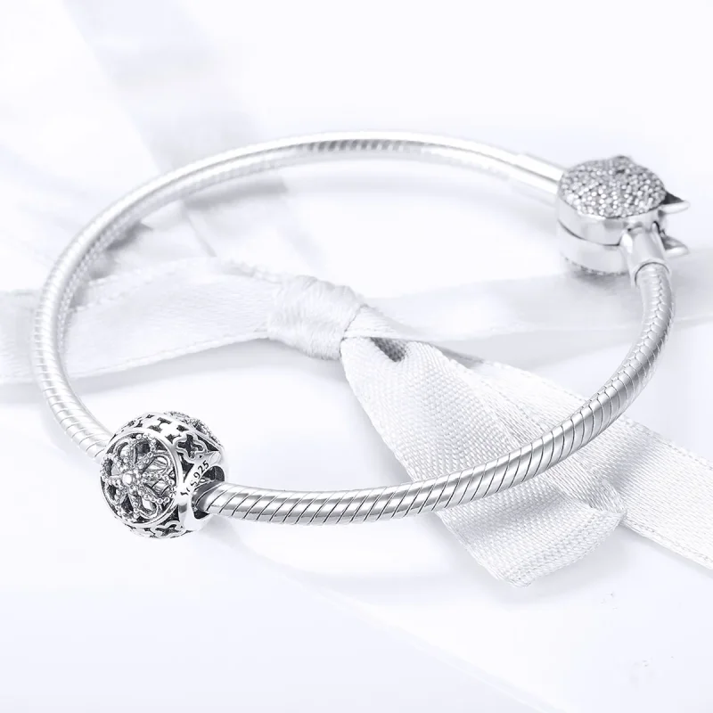 (image for) Pandora Style Silver Charm, Blossoms - SCC899 - View 3
