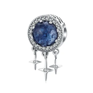 (image for) Pandora Style Silver Charm, Blue Star - SCC1432