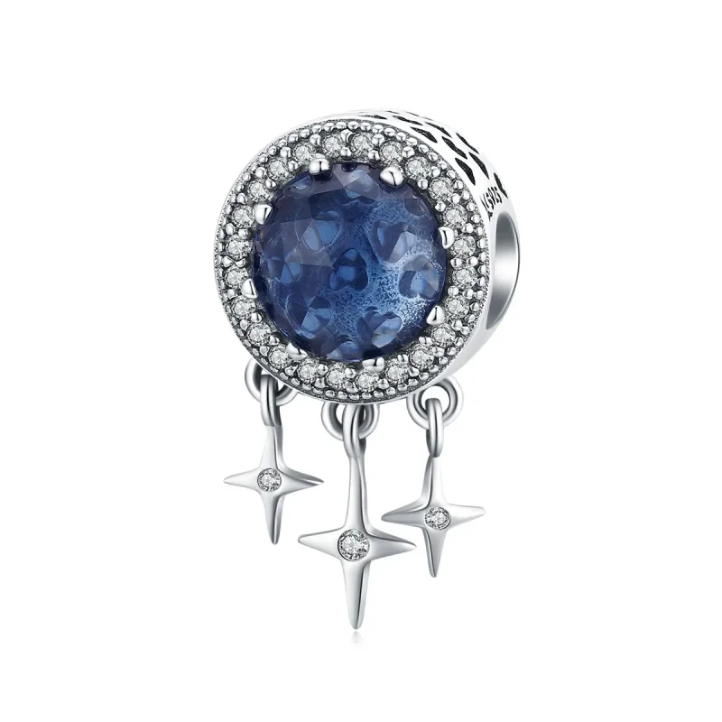 (image for) Pandora Style Silver Charm, Blue Star - SCC1432 - Product Image