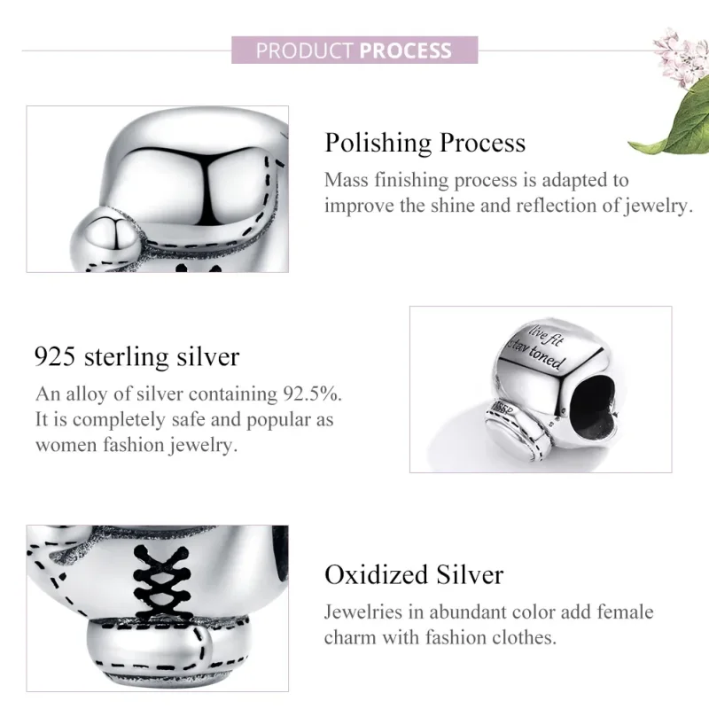 (image for) Pandora Style Silver Charm, Boxing Glove - SCC1325 - View 8