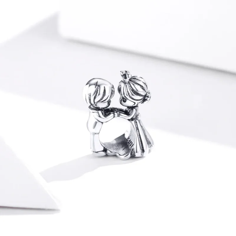 (image for) Pandora Style Silver Charm, Boy and Girl Dance - SCC1565 - View 2