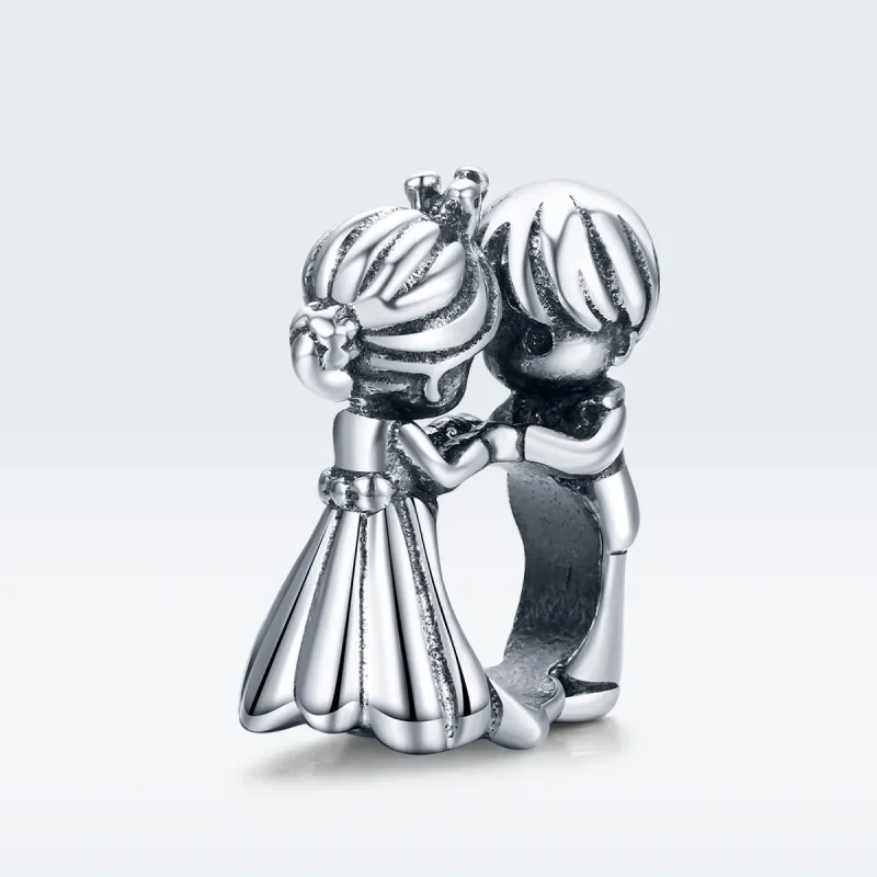 (image for) Pandora Style Silver Charm, Boy and Girl Dance - SCC1565 - View 5