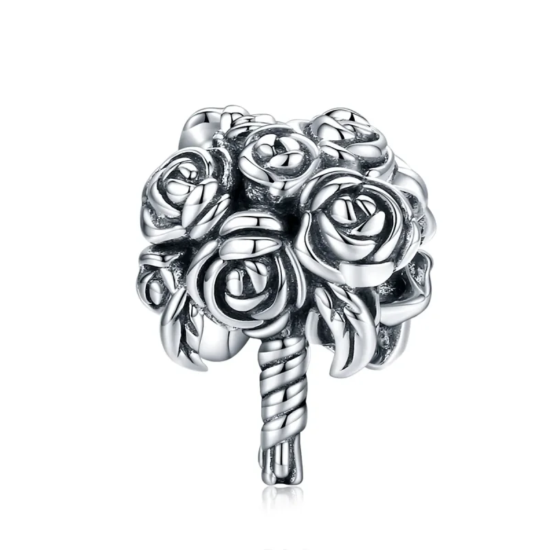 (image for) Pandora Style Silver Charm, Brdal Bouquet - SCC1566 - Product Image