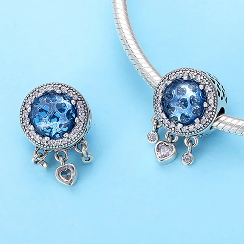 (image for) Pandora Style Silver Charm, Bright Crystal Heart - SCC724 - View 2