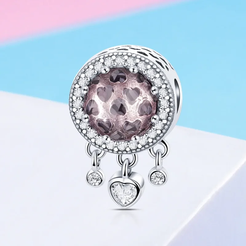 (image for) Pandora Style Silver Charm, Brilliant Heart - SCC998 - View 2