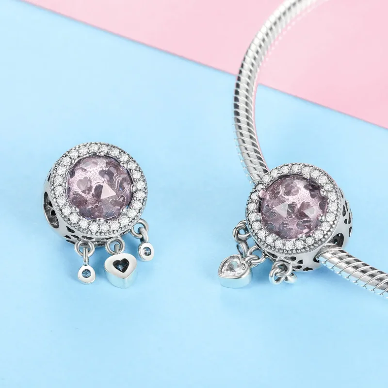 (image for) Pandora Style Silver Charm, Brilliant Heart - SCC998 - View 3