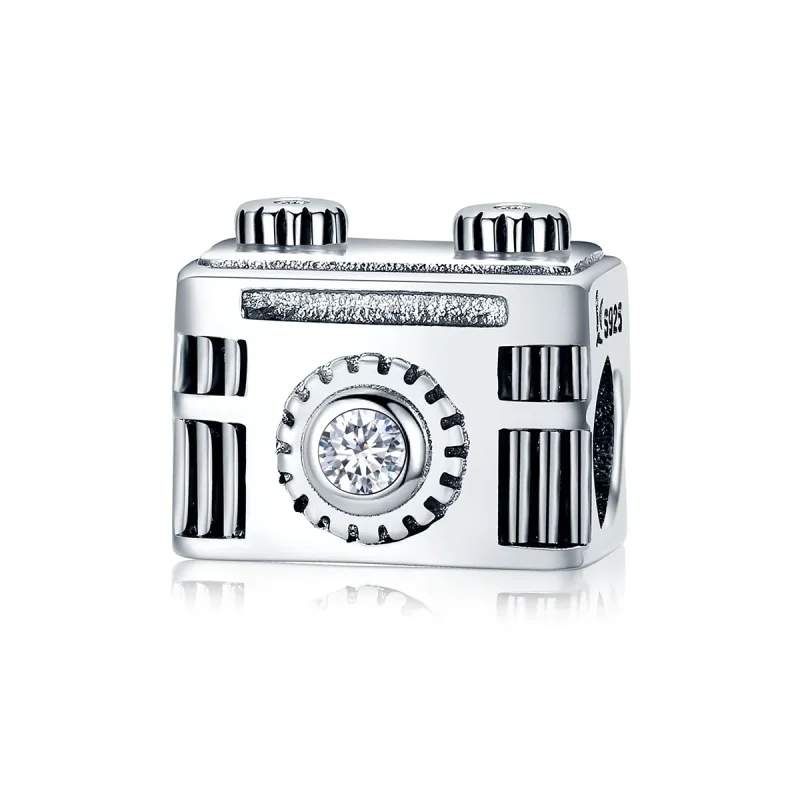 (image for) Pandora Style Silver Charm, Camera Memory, Enamel - SCC516 - Product Image