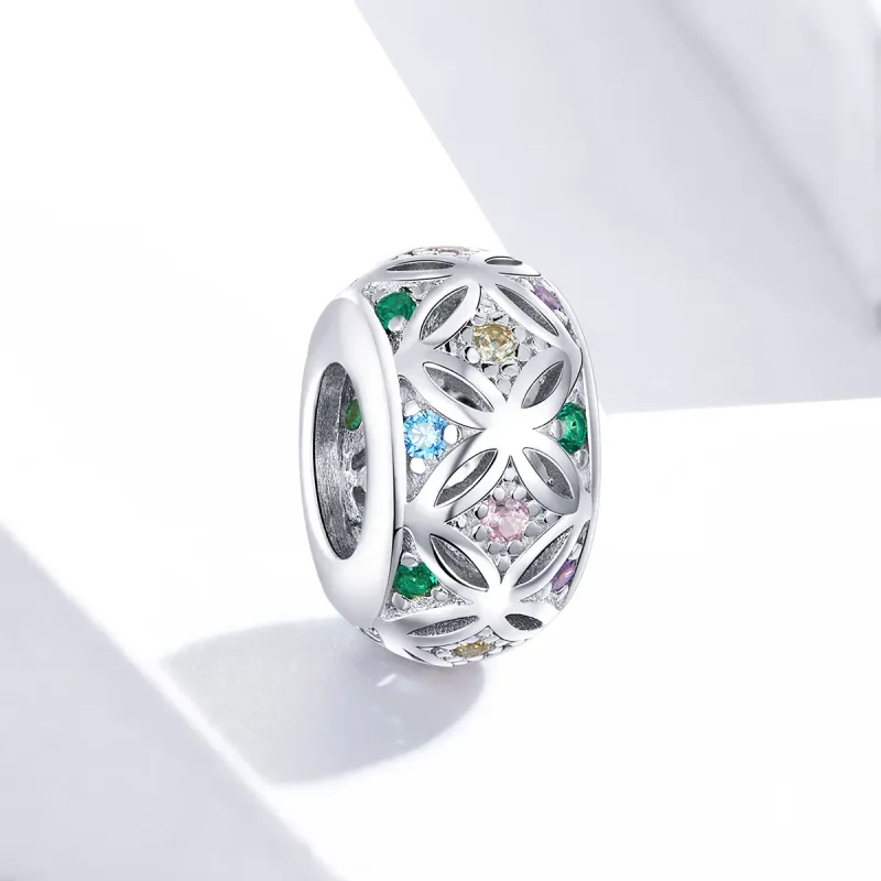 (image for) Pandora Style Silver Charm, Colorful - BSC224 - View 2