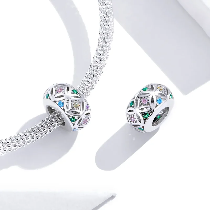 (image for) Pandora Style Silver Charm, Colorful - BSC224 - View 4