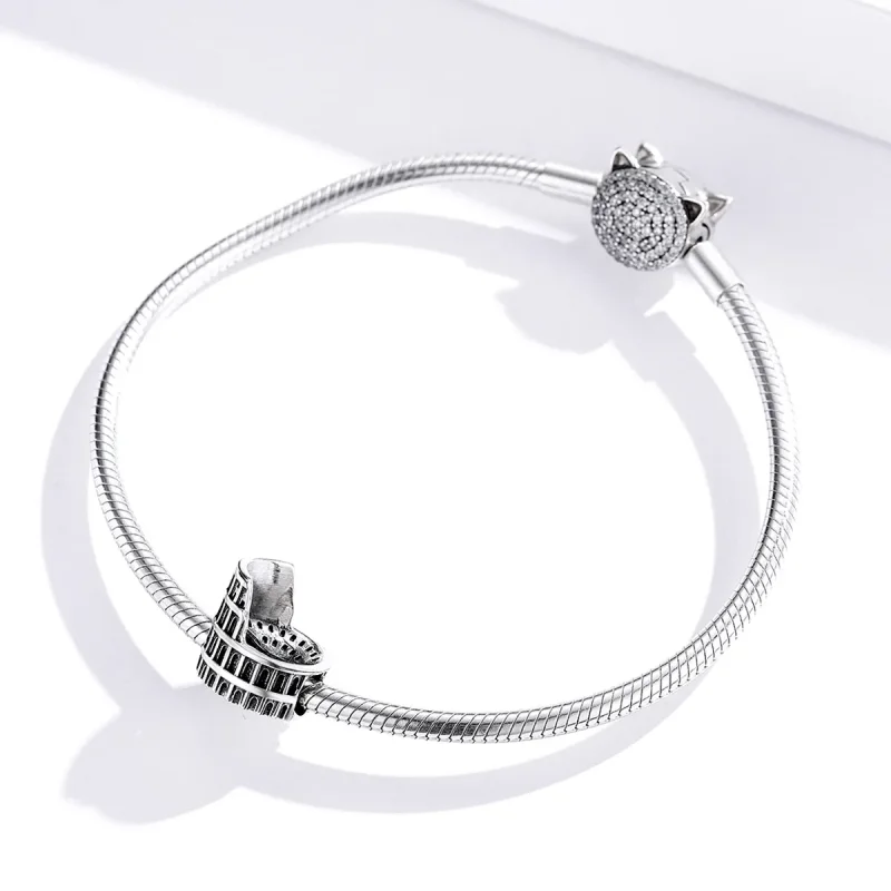 (image for) Pandora Style Silver Charm, Colosseum - SCC1543 - View 2