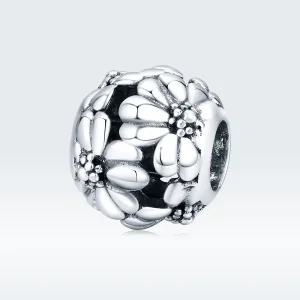 (image for) Pandora Style Silver Charm, Daisy - SCC1487