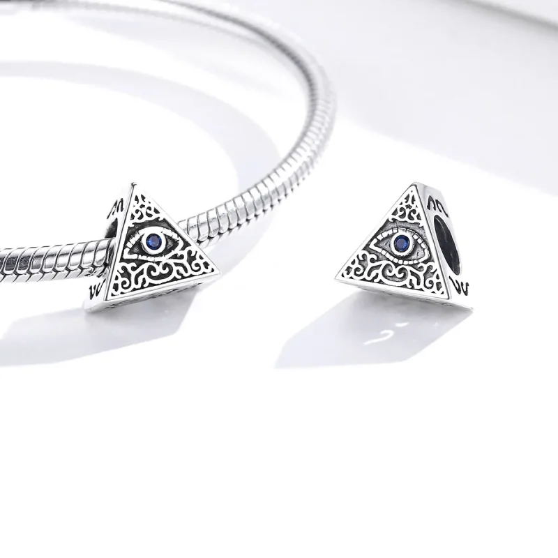 (image for) Pandora Style Silver Charm, Devil's Eys - SCC1567 - View 4