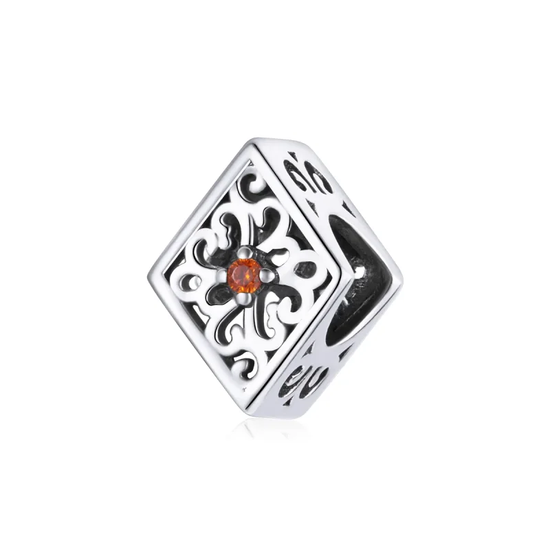 (image for) Pandora Style Silver Charm, Diamond - SCC1825 - Product Image