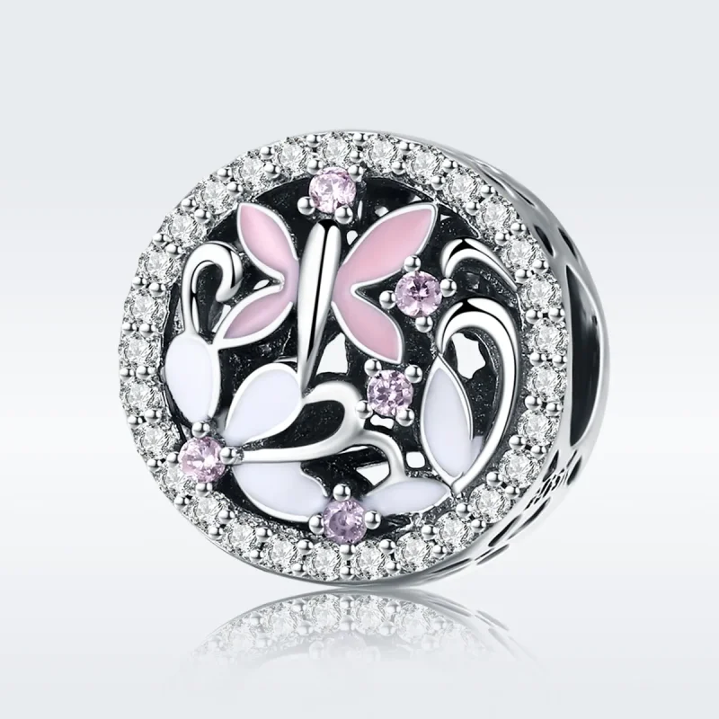 (image for) Pandora Style Silver Charm, Dragonfly - SCC757 - View 3