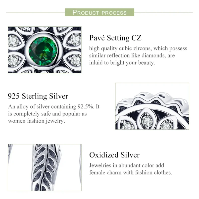 (image for) Pandora Style Silver Charm, Dreamcatcher - SCC893 - View 7