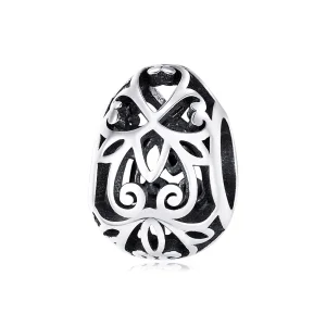 (image for) Pandora Style Silver Charm, Easter Egg - SCC1464