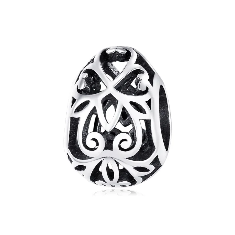 (image for) Pandora Style Silver Charm, Easter Egg - SCC1464 - Product Image
