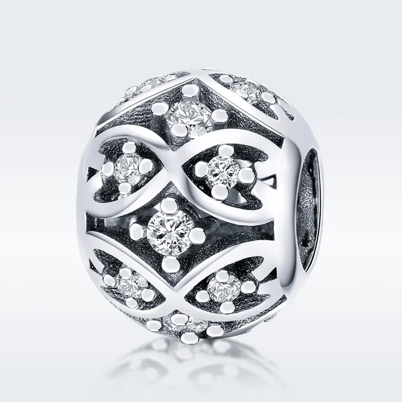 (image for) Pandora Style Silver Charm, Elegance - SCC732 - View 3