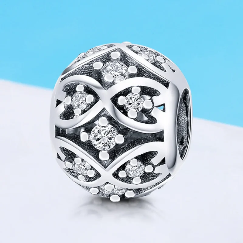 (image for) Pandora Style Silver Charm, Elegance - SCC732 - View 4