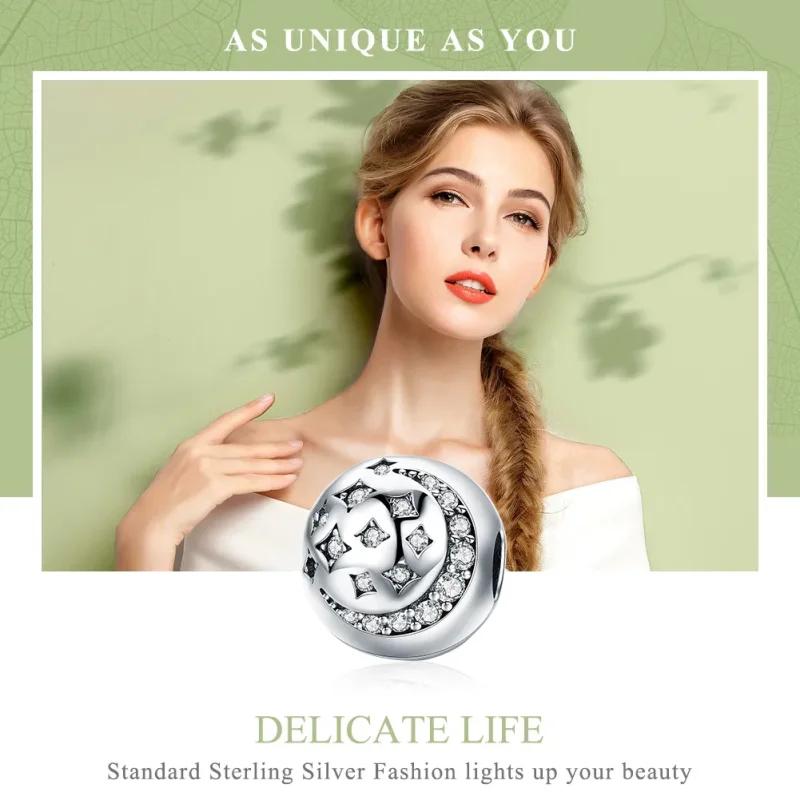 (image for) Pandora Style Silver Charm, Exquisite Life - SCC813 - View 6