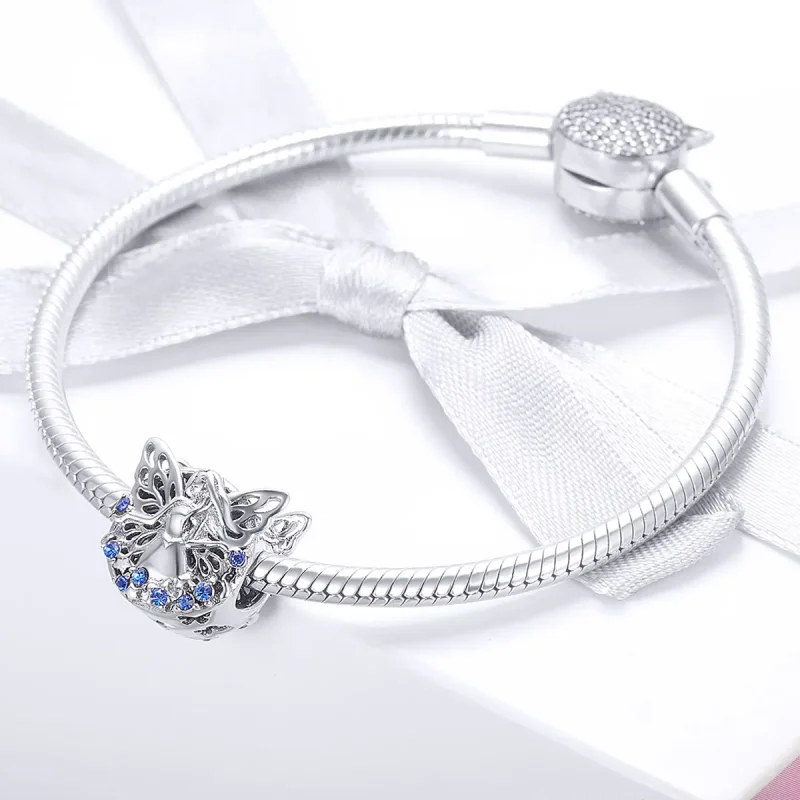 (image for) Pandora Style Silver Charm, Fairy - BSC027 - View 2