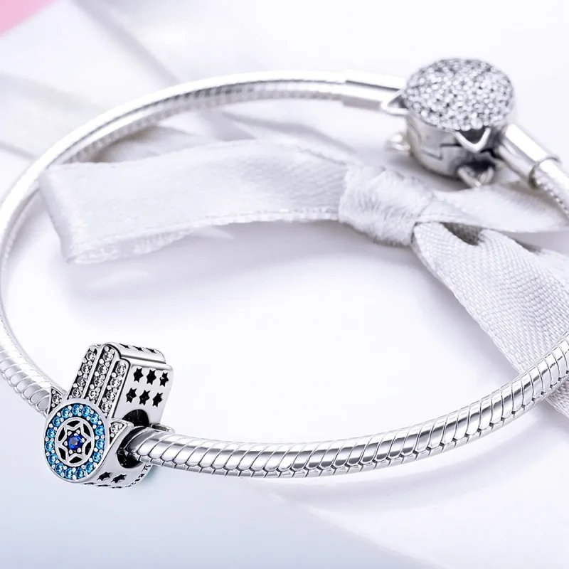 (image for) Pandora Style Silver Charm, Fatima's Guardian - SCC721 - View 5