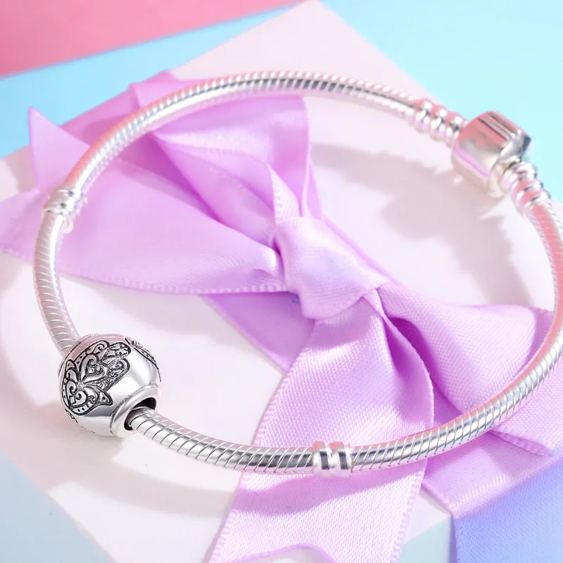 (image for) Pandora Style Silver Charm, Fatima's Hand - SCC306 - View 6