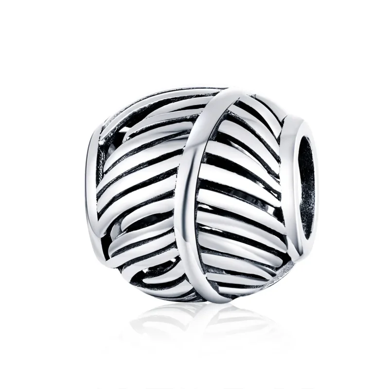 (image for) Pandora Style Silver Charm, Feather - SCC1509 - Product Image