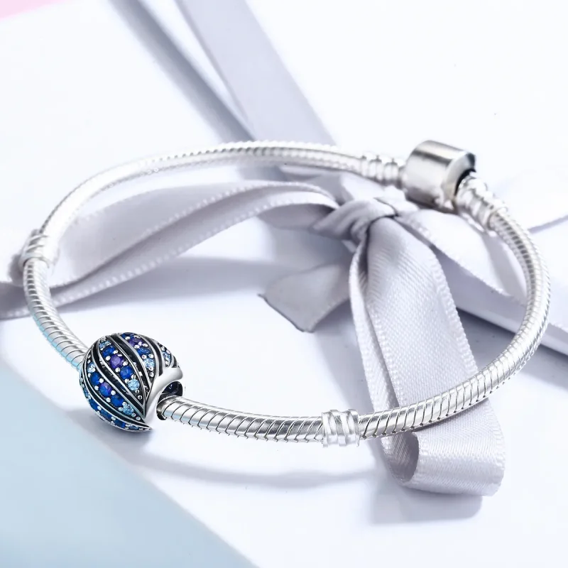 (image for) Pandora Style Silver Charm, Finch Feather - SCC472 - View 4