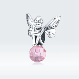 (image for) Pandora Style Silver Charm, Flower Elf - SCC1483
