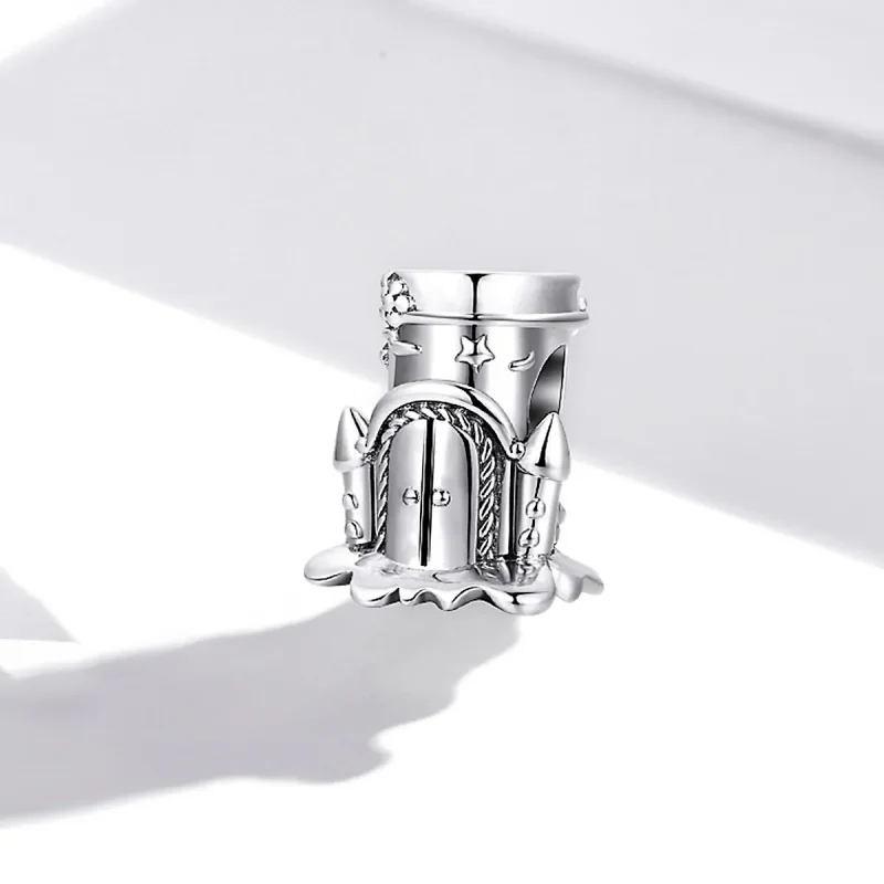 (image for) Pandora Style Silver Charm, Forest Castle - SCC1866 - View 2