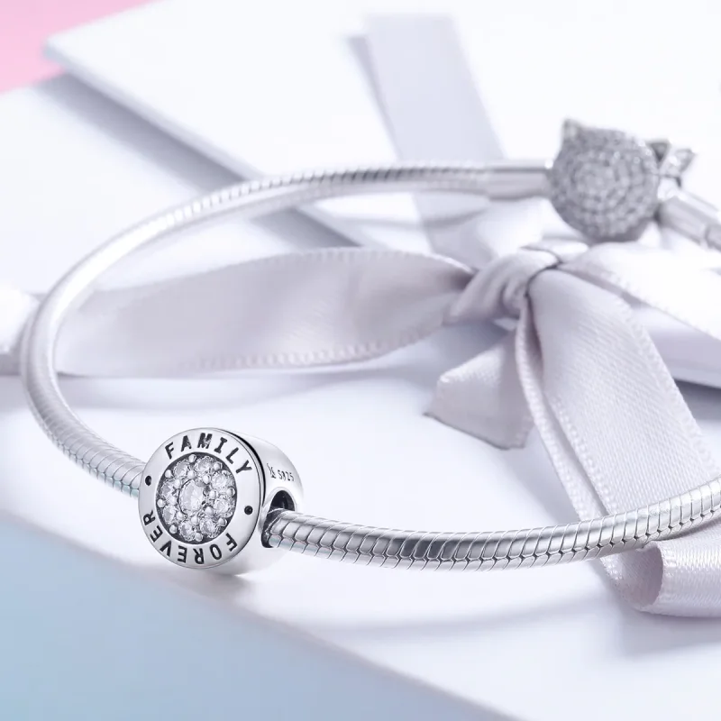 (image for) Pandora Style Silver Charm, Forever Home - SCC814 - View 4