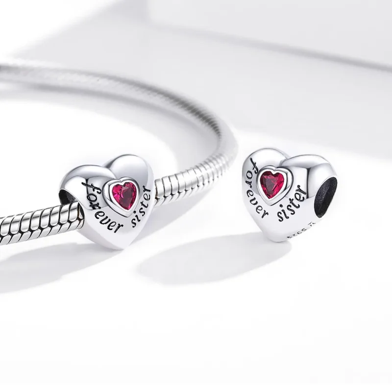 (image for) Pandora Style Silver Charm, Forever Love - SCC1835 - View 4