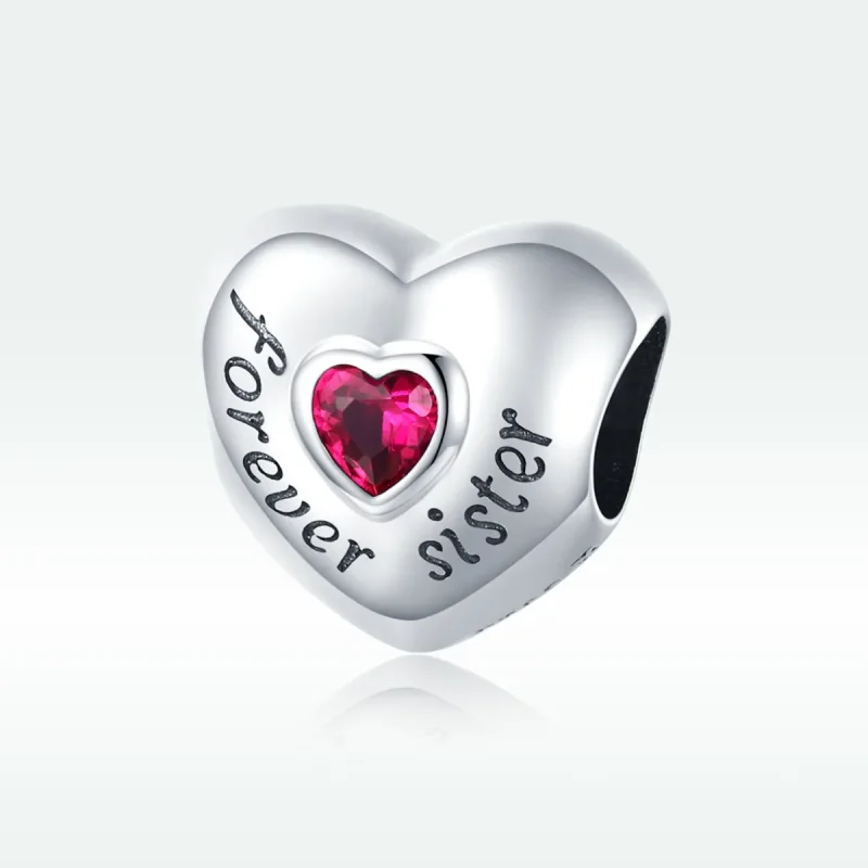 (image for) Pandora Style Silver Charm, Forever Love - SCC1835 - View 5