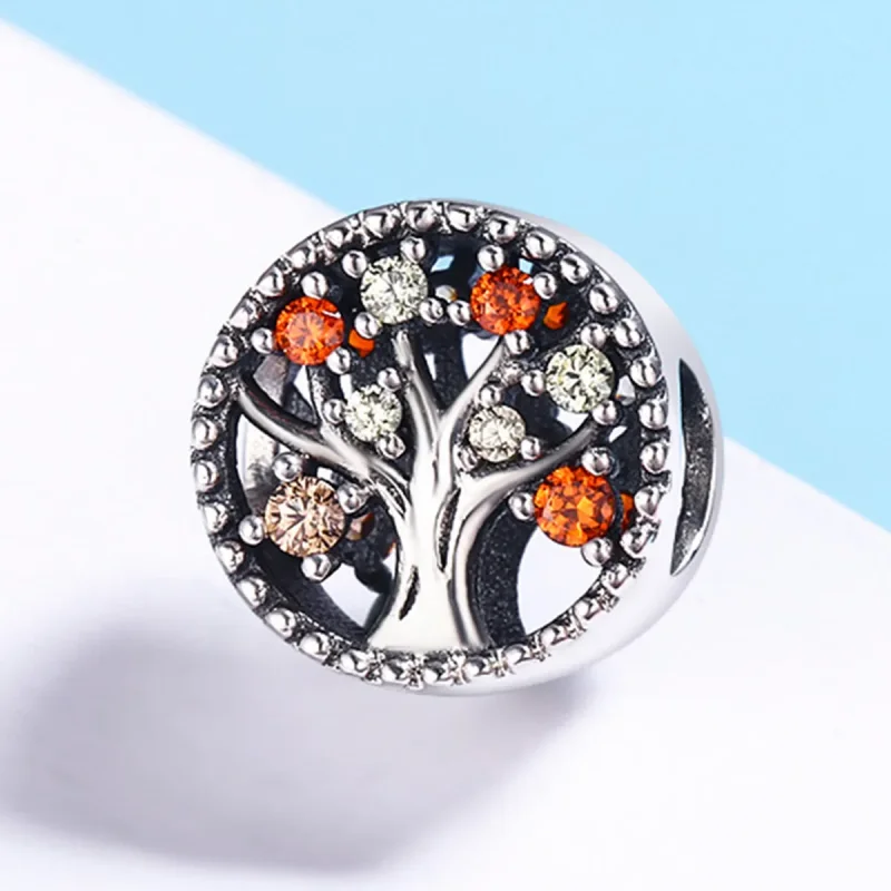 (image for) Pandora Style Silver Charm, Fruit of Autumn - SCC219 - View 3