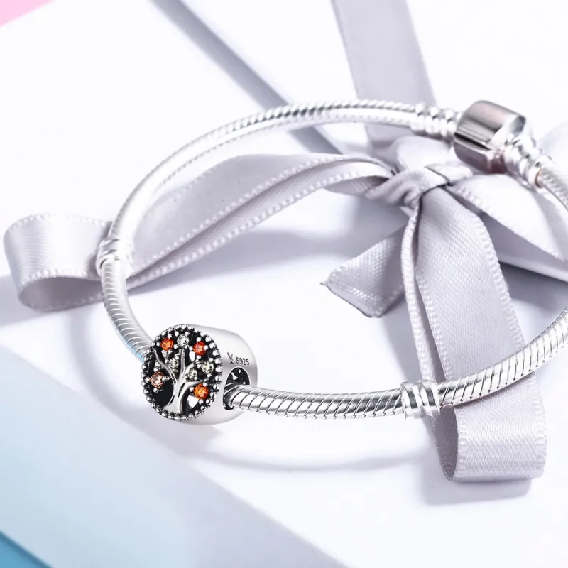 (image for) Pandora Style Silver Charm, Fruit of Autumn - SCC219 - View 4